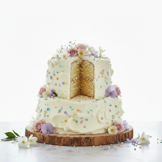 Gluten-Free Vanilla Sponge Celebration Cake